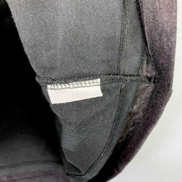 prAna Leah Asymmetrical Ruffle Wool Blend Dark Heathered Gray Mini Skirt Size S - Picture 6 of 14